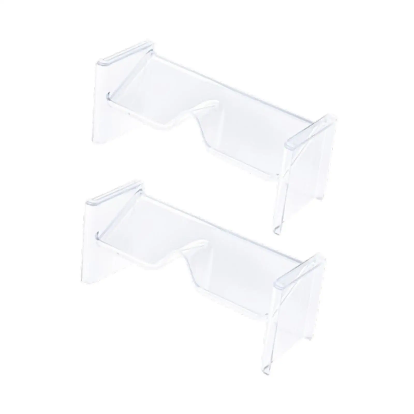 2x Sunglasses Display Case Organizer Stackable Gadget Space Saving Eyewear Glasses Rack for Home Countertop Shop Retail Jewelry