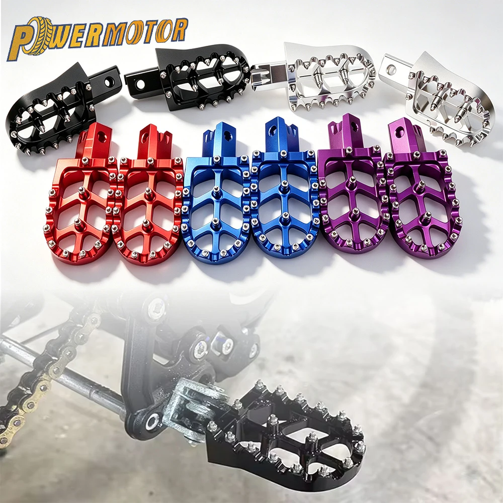 Motorrad-Fußrasten aus Aluminium für HONDA CRF 150F CRF230F XR 50 70 110 KAYO SDG DHZ SSR Dirt Bike Zubehör