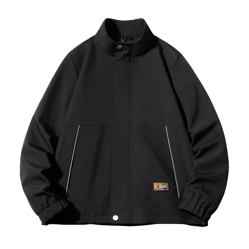 

TUCANO Мужское пальто с воротником-стойкой на подкладке Fce, весенне-осеннее молодежное пальто свободного покроя, длинное пальто из полиэфирного волокна све