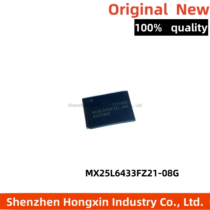 

1 piece MX25L6433FZ21-08G IC FLASH 64MBIT 8NS WSON-8 Serial Memory Chip SMD Integrated Circuit for PCB Board DIY Repair