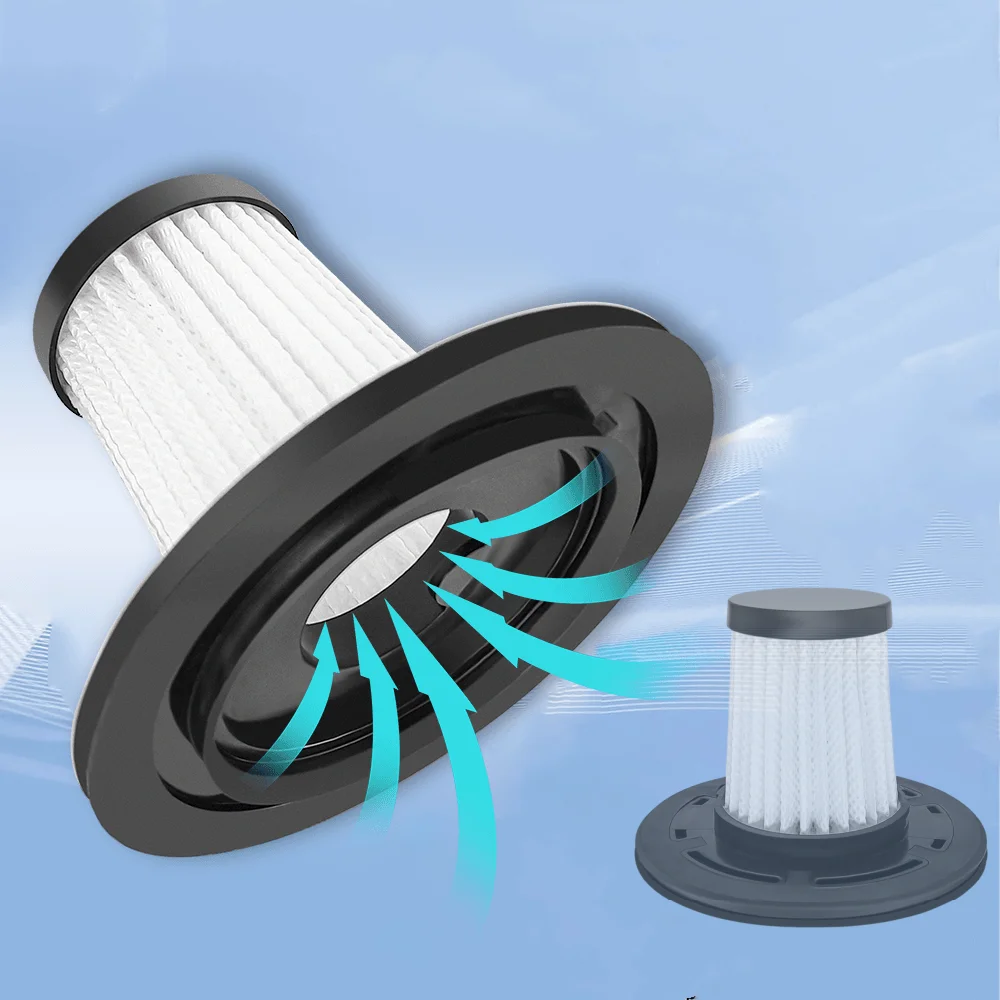 مكنسة كهربائية لاسلكية عنصر فلتر صغير لمرشح التنظيف الرطب والجاف لجزء أداة تنظيف المكنسة الكهربائية بدون فرش
