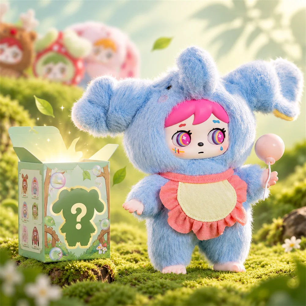 Genuine Plush Monster Bag Charm Mystery Blind Box Soft Vinyl Doll Toy Surprise Gift For Adult Collectors Anime Cartoon Character