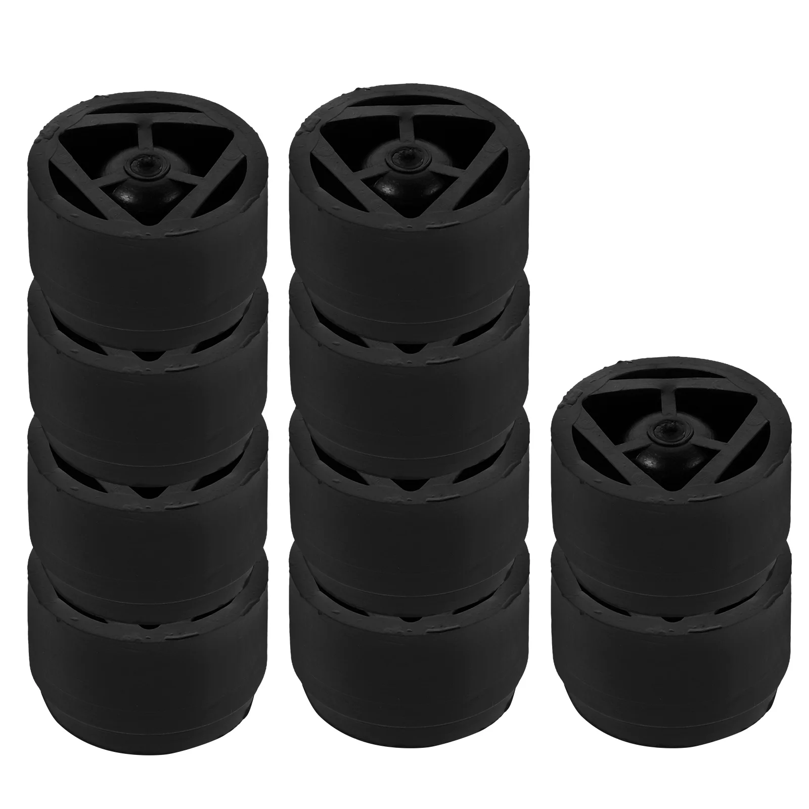 

10Pcs Auto Engine Hood Bumper Stop Rubber Grommets Engine Cover Mounting Bush Bumpers Protection Cushion Car Parts Black