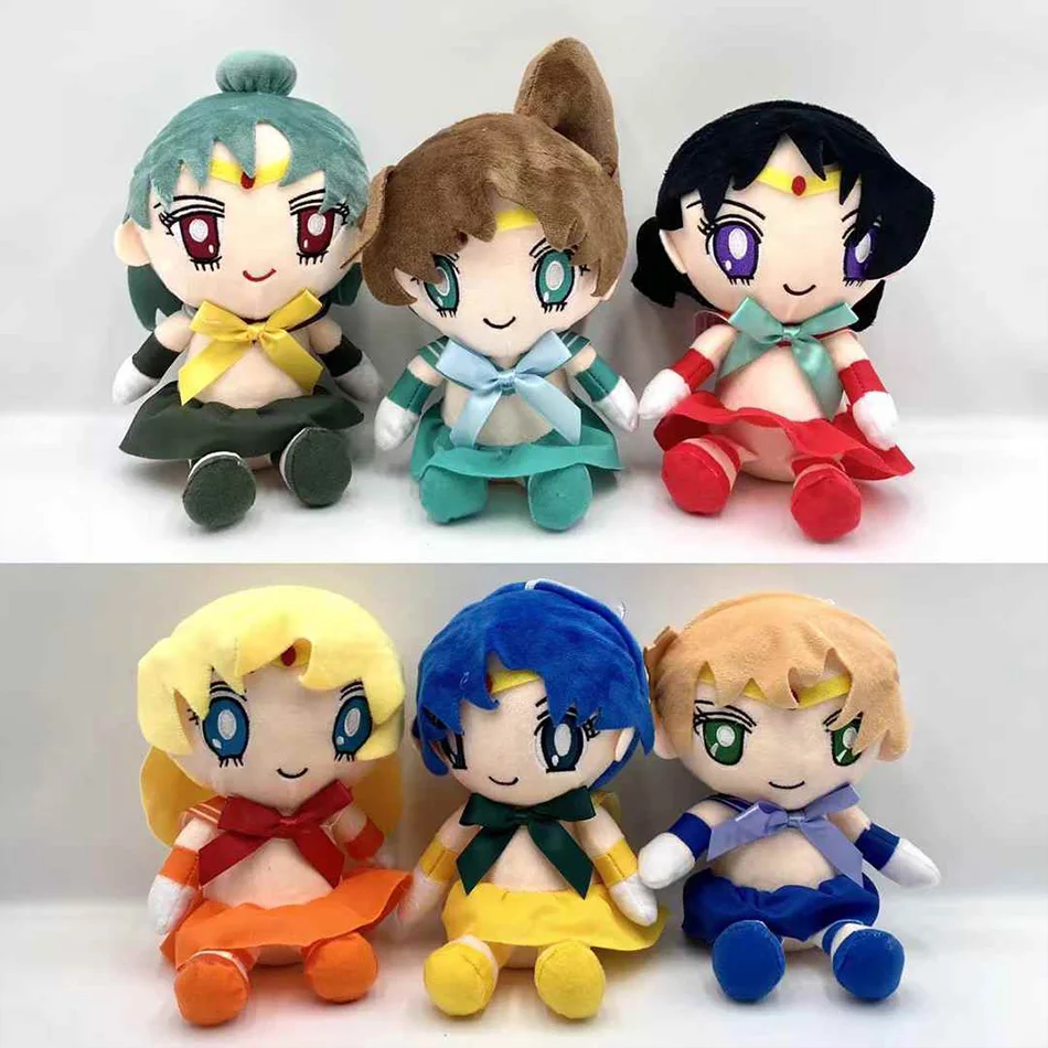 جميل ألعاب من نسيج مخملي الكرتون النمط الياباني محشوة أنيمي الحلو فتاة Plushies محبوب دمية غرفة ديكور الهدايا فتاة