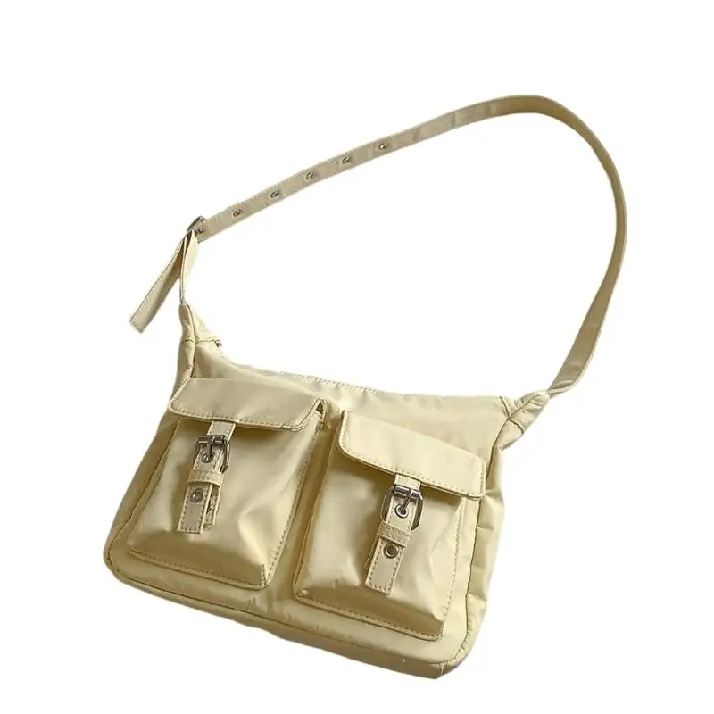 

X5XA Summer Bag Stylish Nylon Crossbody Bag Spacious Shoulder Bags for Women Girls Everyday Use