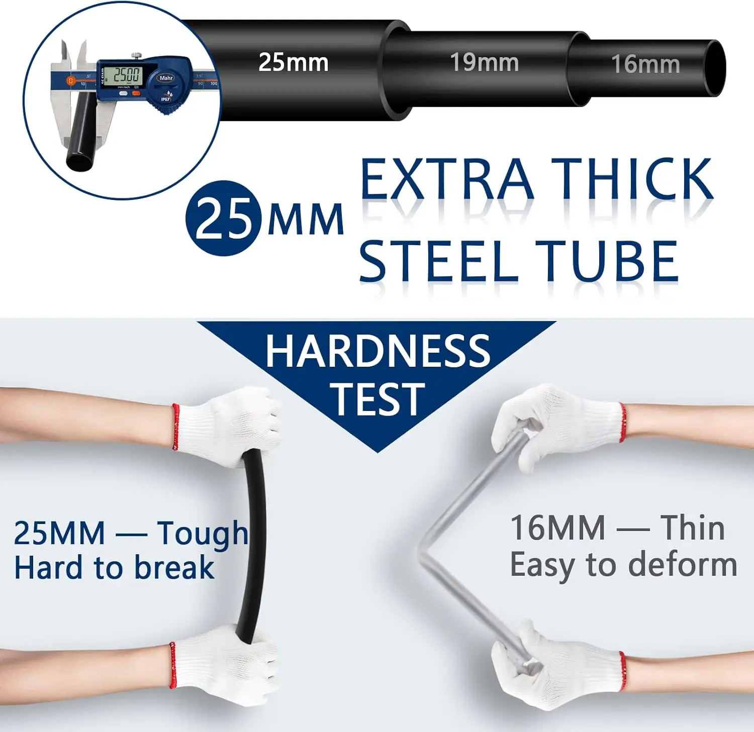 خزانة محمولة 67 بوصة خزانة ملابس لتعليق الملابس مع 4 قضبان تعليق 25 مللي متر أنبوب فولاذي صندوق تخزين ملابس منظم لـ Ex #6