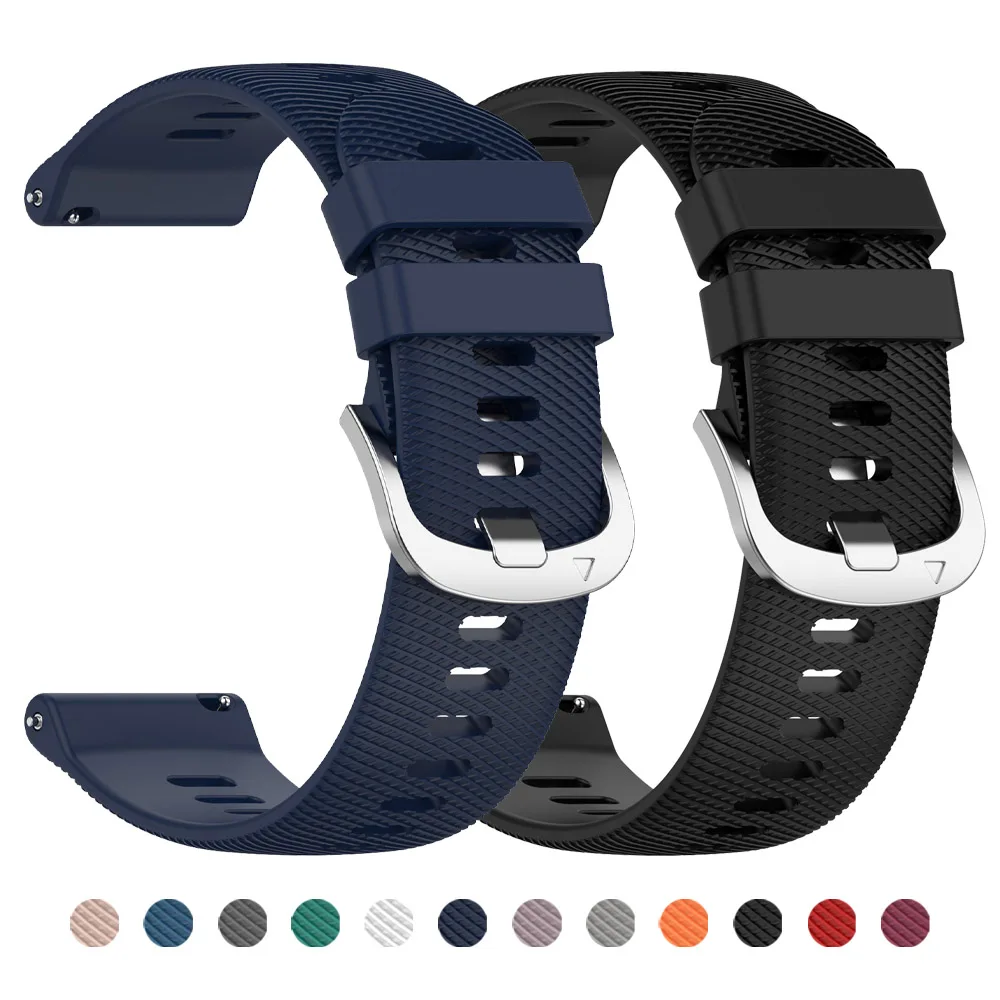 Sports Silicone 20mm 22mm Watch Strap For Samsung Galaxy Watch 7 FE 6 5 4 40mm 44mm/5pro 45mm/6 4 Classic/Gear S3 Band Bracelet