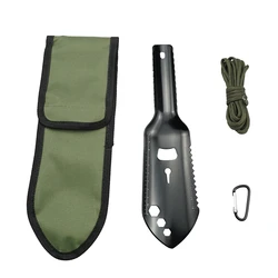 Garden Shovel Survival Multi Tool Weeder With Sawtooth Hex Wrench Ruler Digging Trowel Knife Gardening Bonsai Outdoor Tools