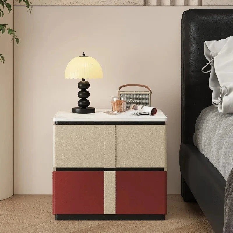 Aesthetic Trendy Nightstand Modern Luxury salon Vintage Interior Furniture Storage Display Nightstand Comodino Bedroom Furniture