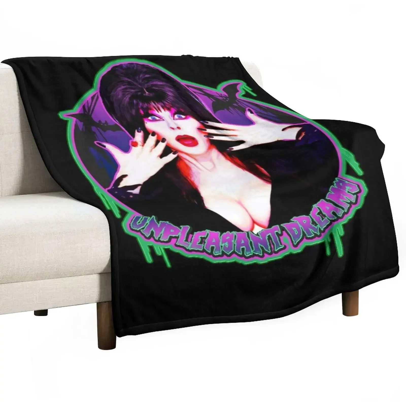 

Mistress of the dark Throw Blanket Thermal Sleeping Bag Heavy Flannels Blankets