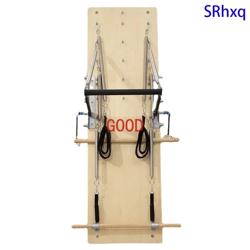 Wall Mounted Pilates Equipment, Yoga Wall Mounted, Wrapping and Kneading, Core Bed, Wooden Tension Spring