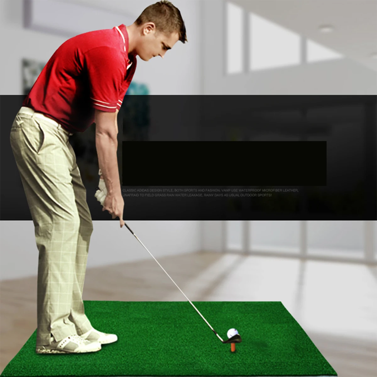 

Practice Mats Residential Practice Hitting Mat Training Turf Mat for Backyard Indoor Office EquipmentPractice (30*60cm)