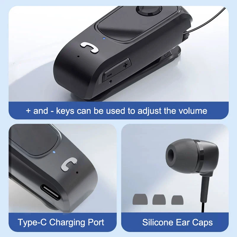 Walkie talkie หูฟังไร้สายหูฟังบลูทูธวิทยุสองทาง BT หูฟังสําหรับ Kenwood Baofeng Hytera QuanSheng Radtel