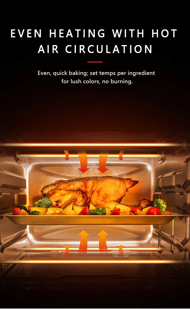 فرن صينية خبز تجاري جديد مكون من 3 طبقات مع تحكم مستقل في درجة الحرارة وصندوق تخمير مبلل، فرن بيتزا على الطراز الأوروبي