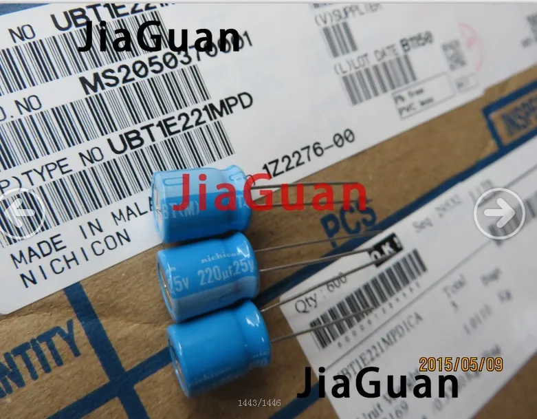 20pcs NICHICON BT 25V220UF 10x12.5MM electrolytic capacitor bt 125 degrees 220uF/25v military industrial capacitor 220UF 25V