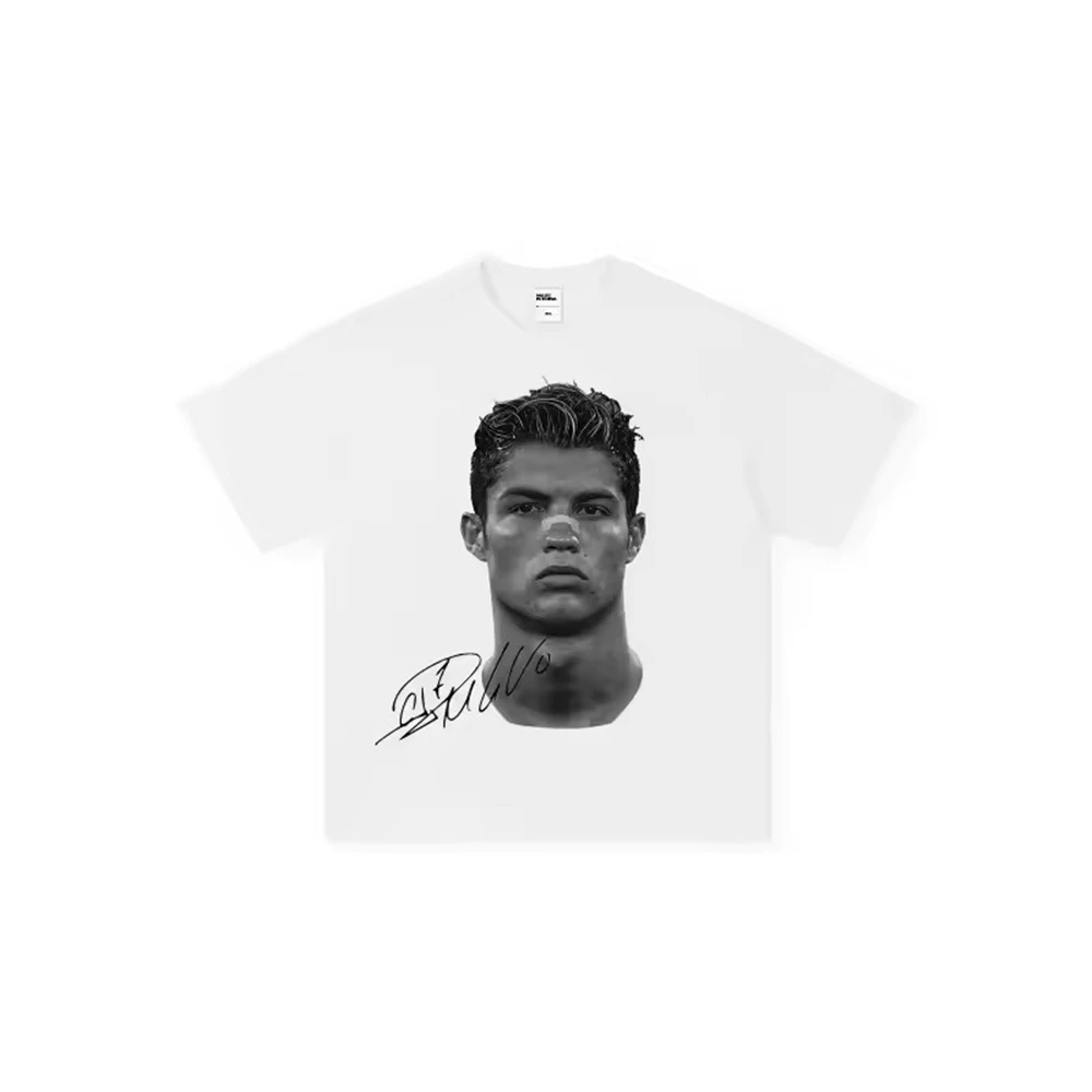 T Shirt Men Mens Clothing T Shirt Homme Mens T Shirt  New in Top & Tees Tee Cristiano Ronaldo football superstar super T-shirt