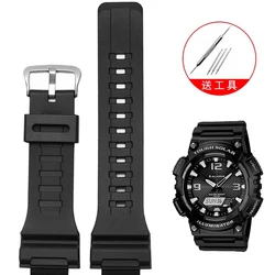 Silicone Watchband for Casio AQ-S810w 800 W-735H TRT-110H AEQ-110w AE-1000W W-735H SGW-300H MRW-200H F-180WH