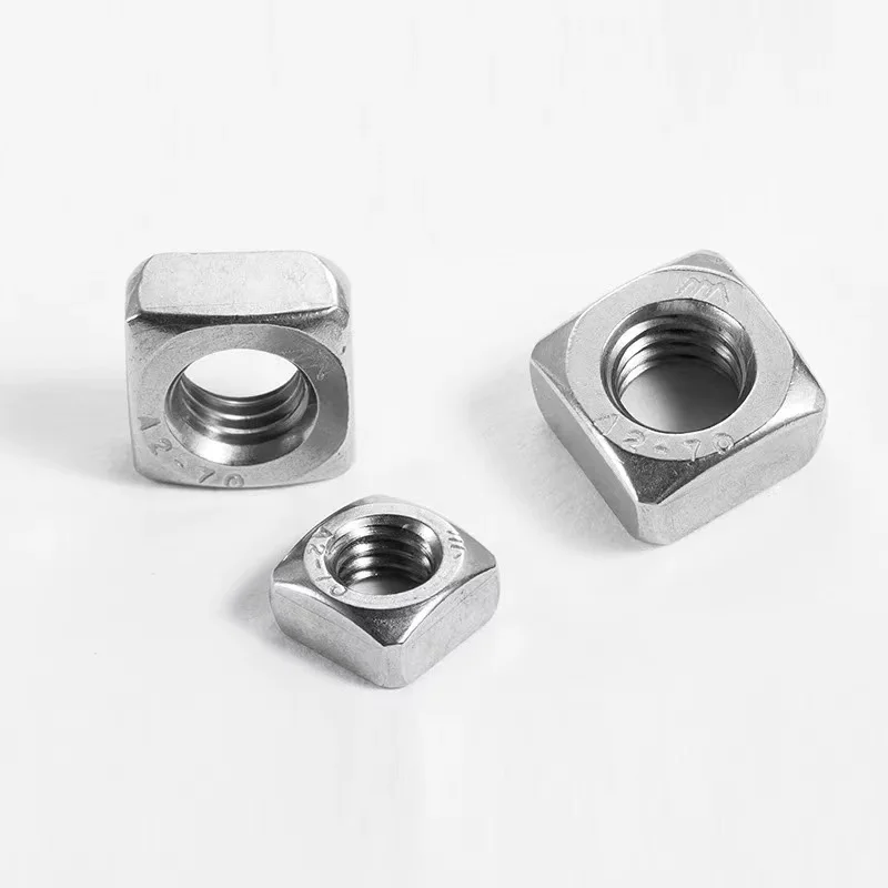 DIN557 304 Stainless Steel Square Nuts