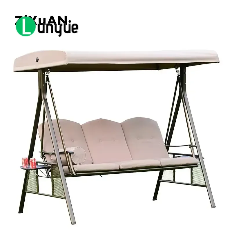 Outdoor Garden Swing Chair Patio Hanging Rocking Seat for Park Yard Leisure Furniture Comfortable Durable Relaxing Decor