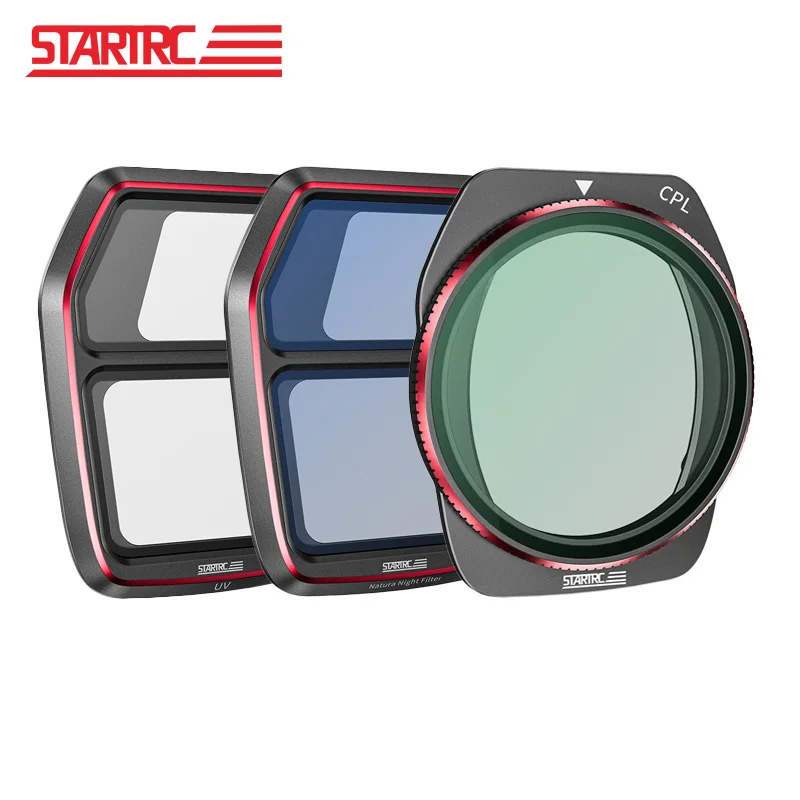 STARTRC For DJI Air 3S Accessories Camera Lens Filter CPL UV Natural Night Filter Aluminum alloy Clip-on Filters Lens Protector