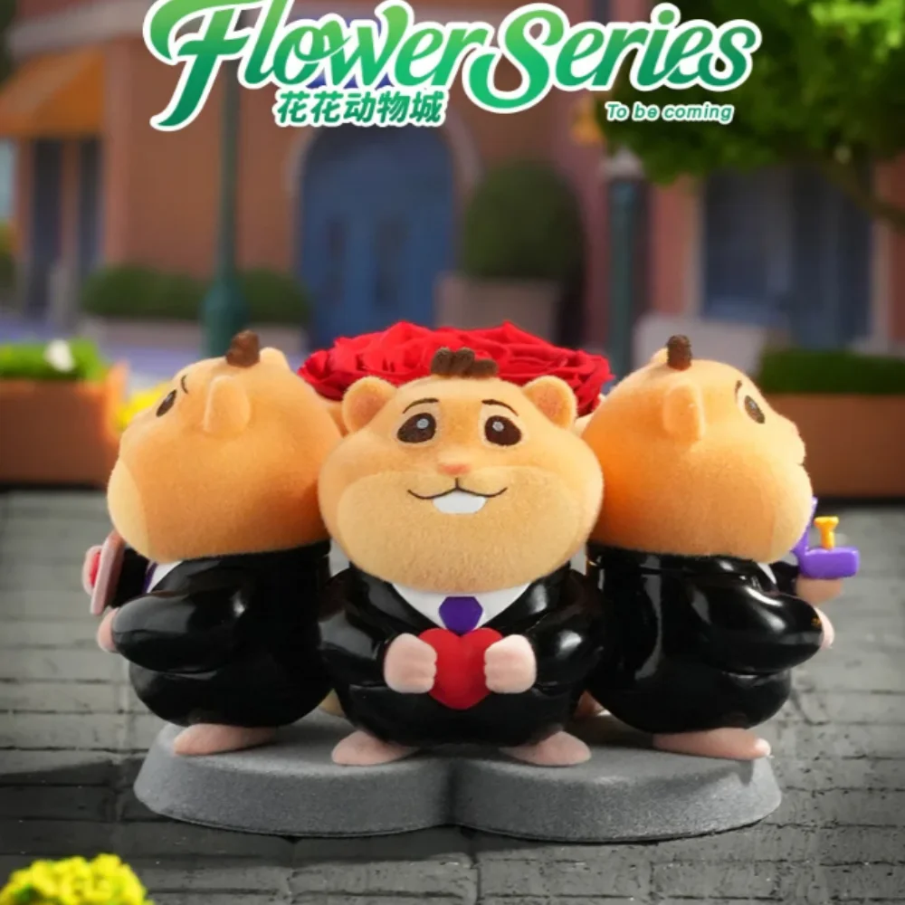 Figura originale Anime Zootopia Flower World Serie Blind Box Judy Fox Nick Action Figures Modello Doll Decor Bambini Desktop Colle