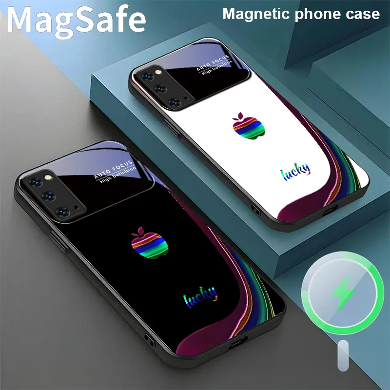 

Dreamy atmosphere fusion For Samsung Galaxy S20 FE S21 S22 S23 Plus S24 Ultra 25 Edge S24Ultra 22Plus Magsafe Glass Phone Casee