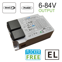 Output 6-84V DIP. 250mA-800mA DALI Push DIM Dimmable Led Driver 41W Transformer Flicker-free 1-100% Soft Dimming for  Commecial