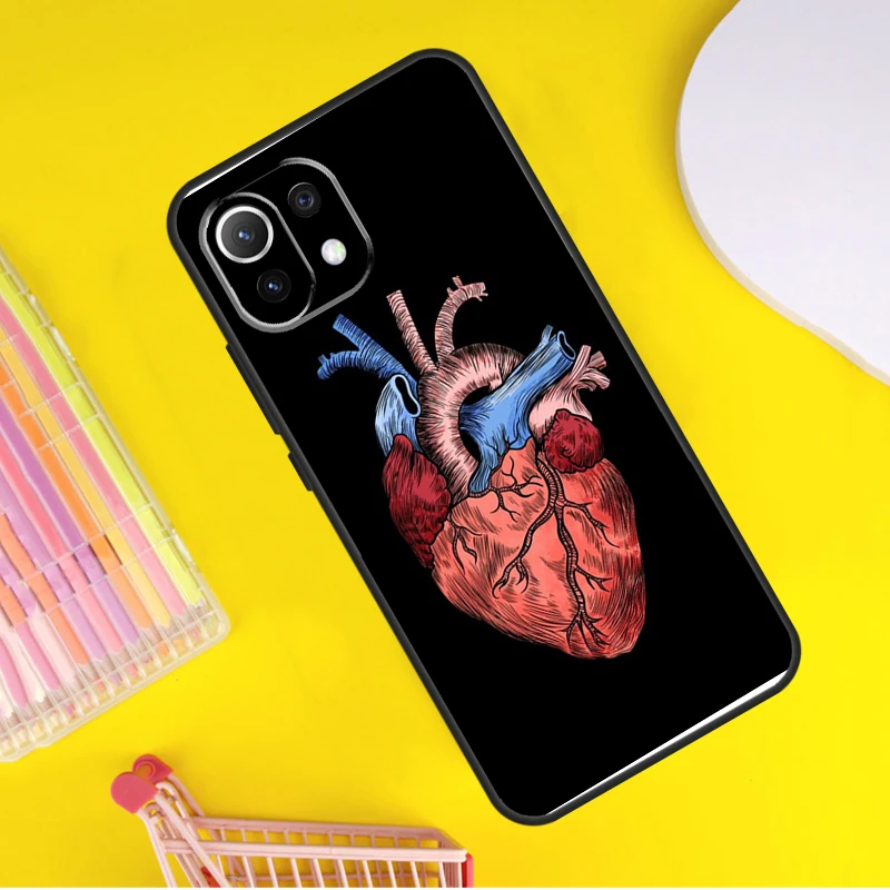 Medical Human Anatomy For POCO F5 X3 X4 X5 Pro F3 F4 GT M5s C40 Case For Xiaomi 13 12 Lite 12X 11T 12T Pro Cover