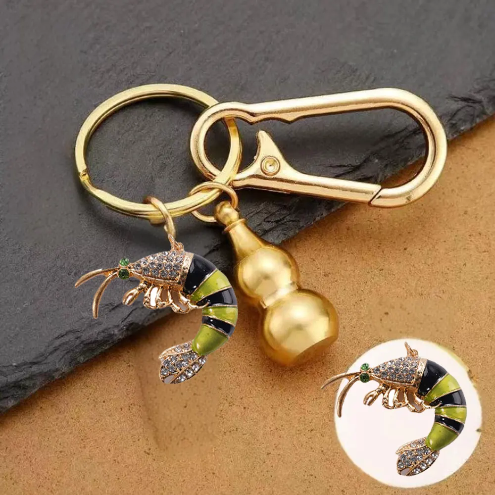 

8 Pieces Unique Colorful Lobster Pendant Marine Life Themed DIY Jewelry Accessories for Bracelet Necklace Key Chain Design
