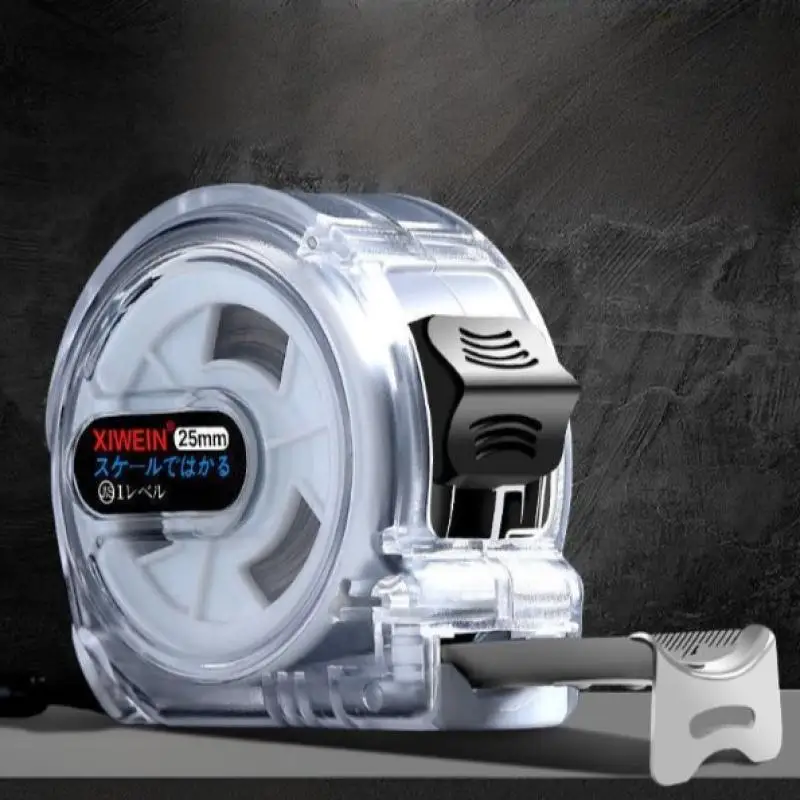 Cinta métrica de acero inoxidable importada de Japón 3M/5M/7,5 M/10 mmmetros importada para carpintería y uso doméstico cinta métrica