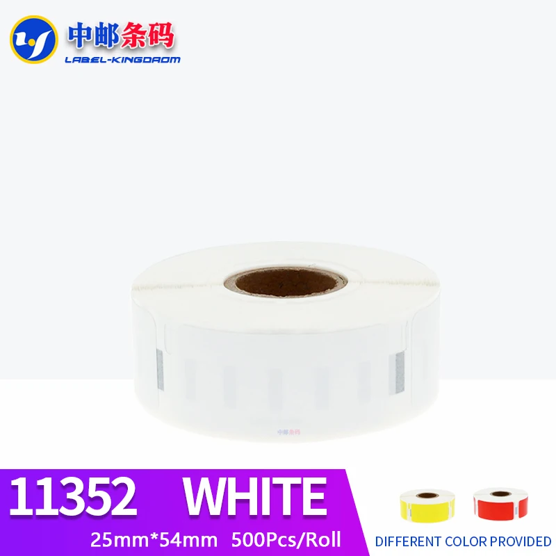 100 Rolls Dymo Generic 11352 Label Sticker 25*54mm 500Pcs Compatible for LW450 Turbo Thermal Printer