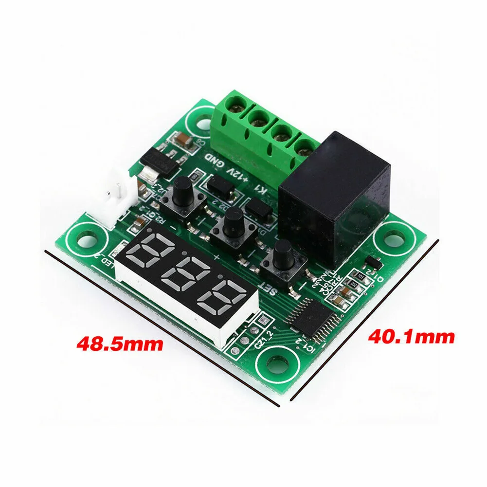 For W1209-Compatible Digital Thermostat Sensor Module with 50 to 110 Degree Celsius Range and 12V DC Power Supply