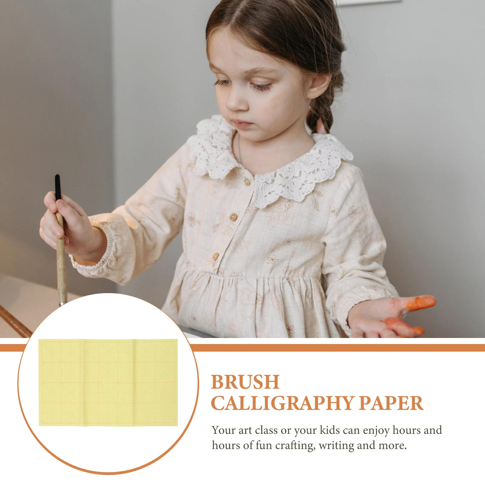 

50Pcs Chinese Calligraphy Writing Papers for Kids Adults Durable Ink Absorption Smooth Writing Experience Multi Function