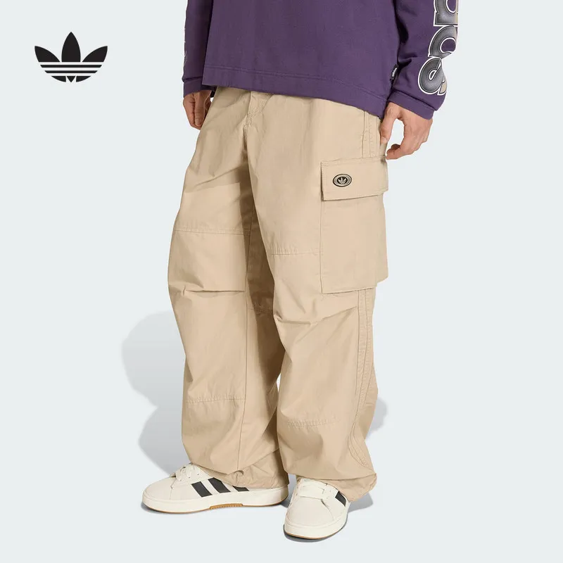 Adidas Adidas Clover Overalls 2026 Summer Men's Fashion Sports Casual Trousers KS6855