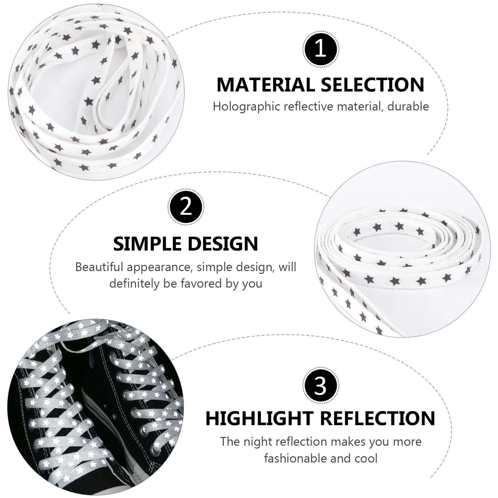 

Glowing Shoelaces After Washing High Quality Replacement Stylish Sneakers Running Shoes Unisex Reflective Laces