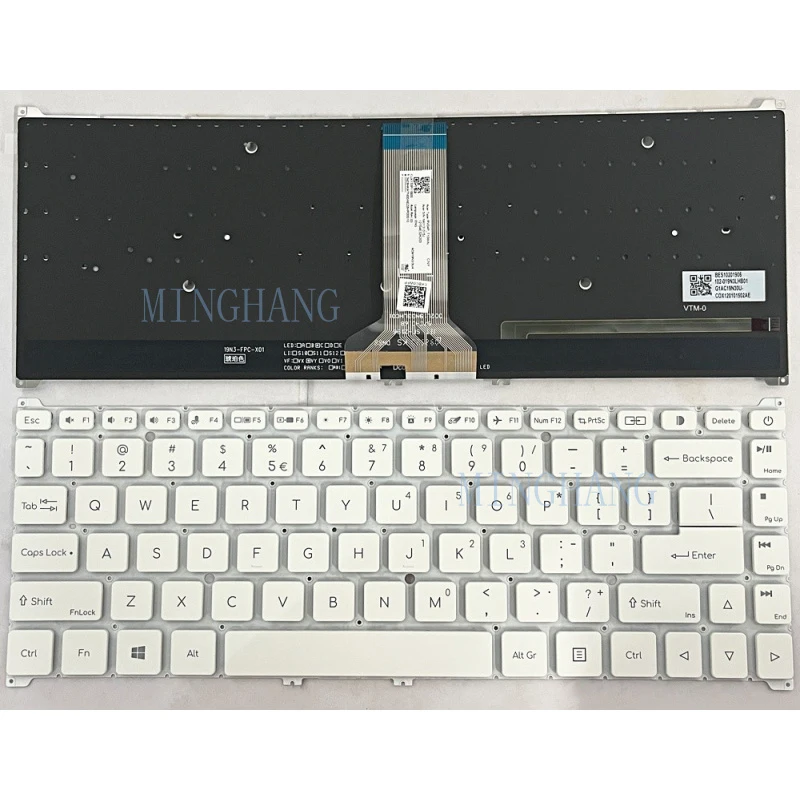 M   New for acer ConceptD CN314-72 CN314-72G 72P CN314-73G CN314-73P US keyboard backlit