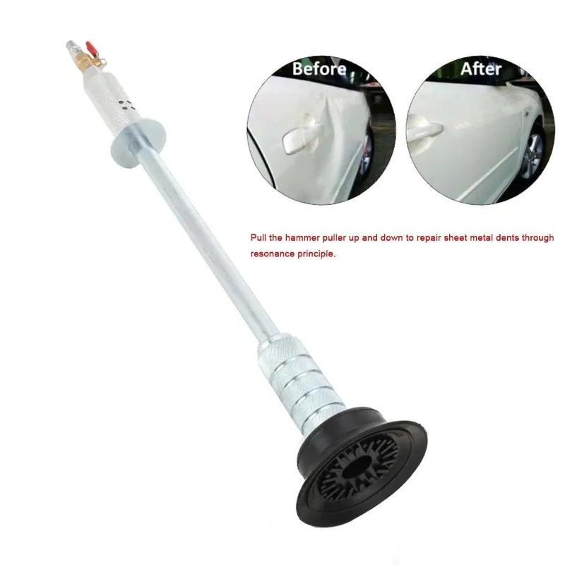 Car Dent Remover Tool Hammer Kit Car Repair Heavy Pneuamatic Hammer Suction Cup Heavy Sag Vacuum Slide Hammer Auto Body Repair