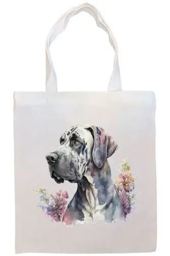 

Polarshe Great Dane Canvas Tote Bag Style2