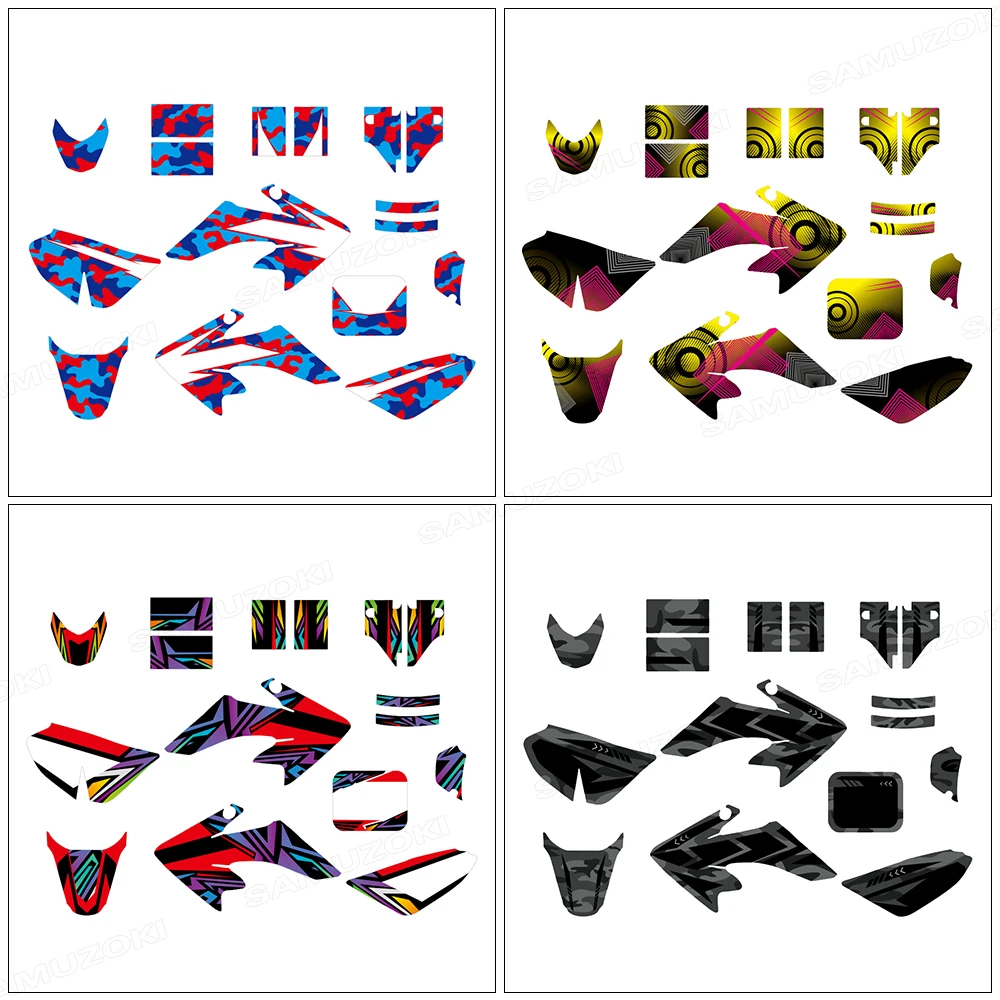 

Наклейки на обтекатель мотоцикла для Honda CRF50 CRF50F 2004-2024, полный комплект графических наклеек и декоративных стикеров