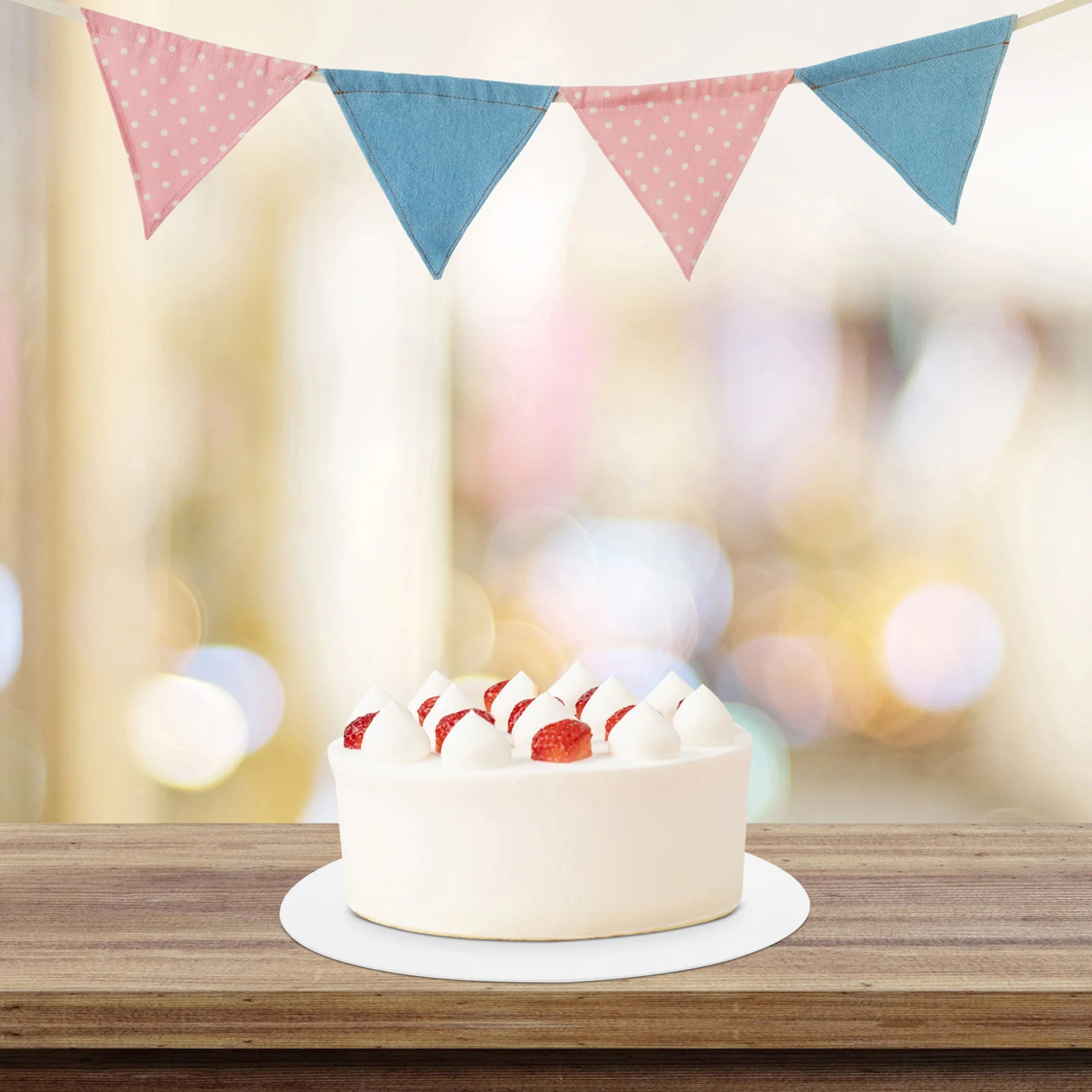 

12pcs Box Coated Cake Circle Board Disposable Round Cake Boards For Birthday Wedding Baking Pastry Display Base