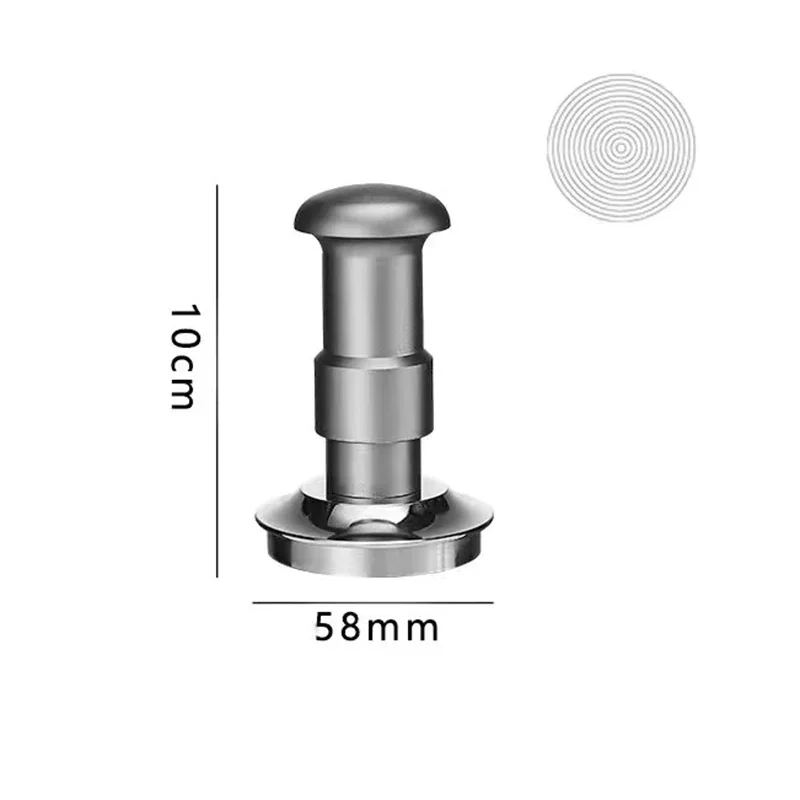 51/53/58.35mm Constant Pressure Save Effort Coffee Tamper Coffee Double Spring Tamper Fixed Force Coffee Leveler Barista Tools