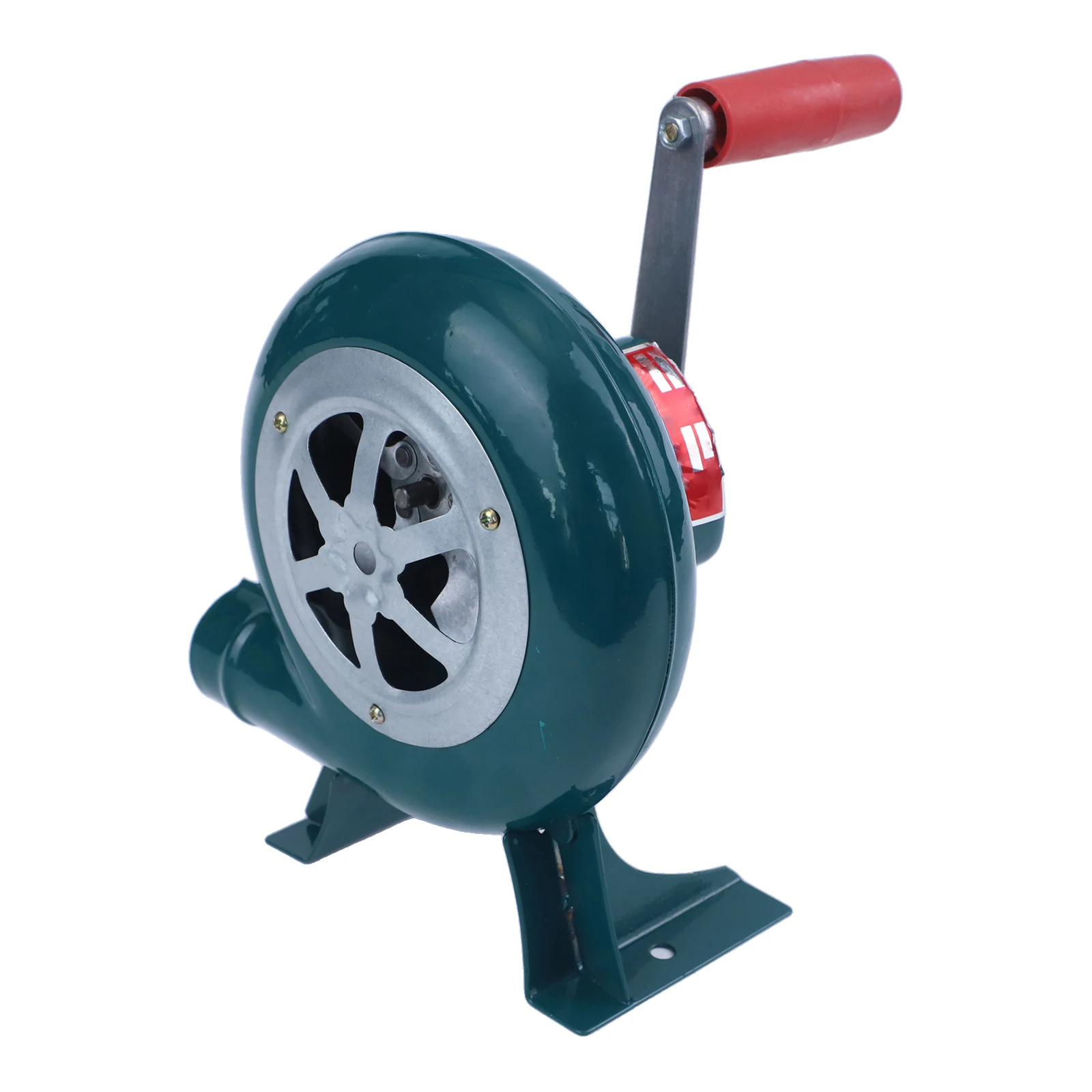 

Camping Fan Hand Cranked Blower Barbecue Setup As Shown Efficient Air Release Iron Construction Lightweight Design