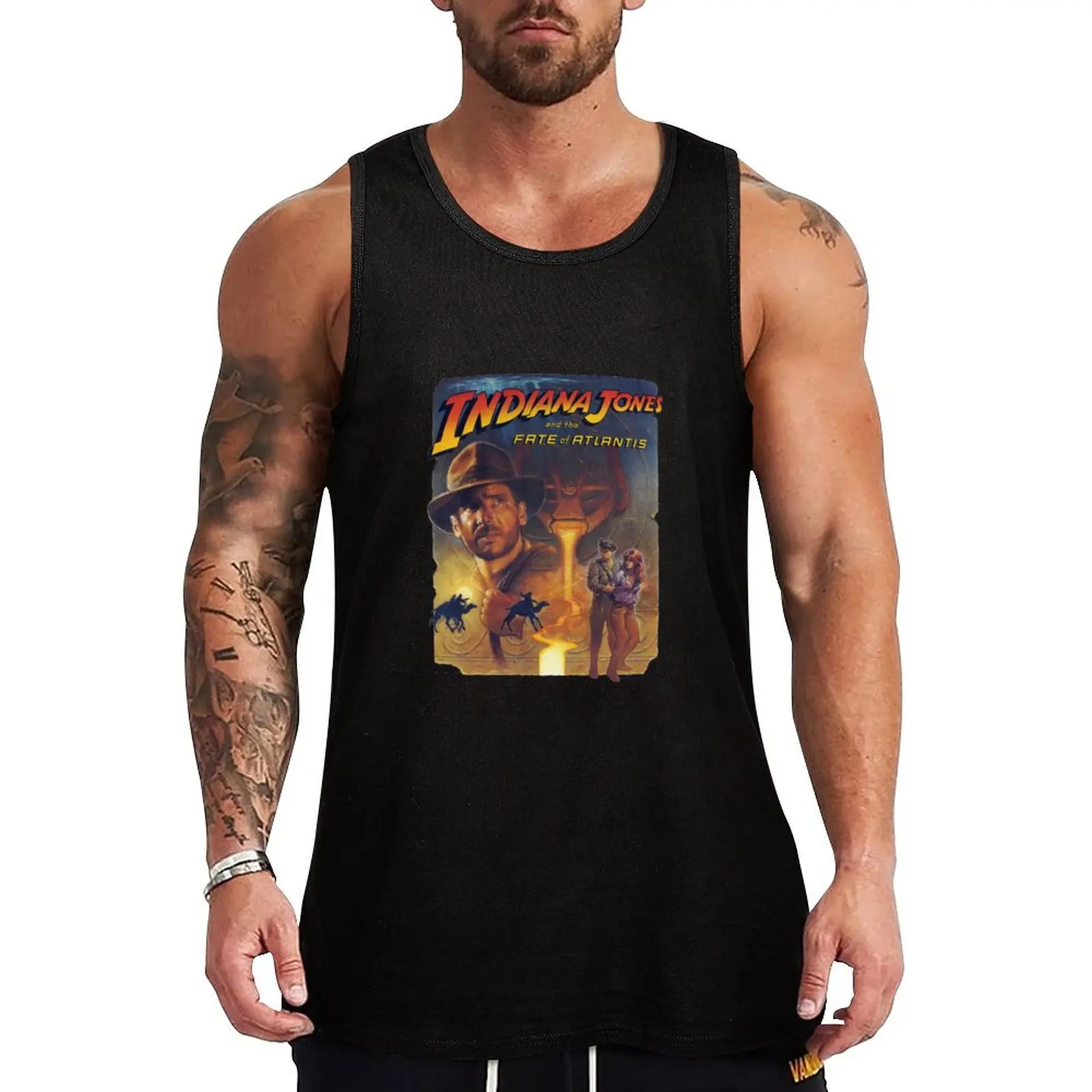 

The Fate Of Atlantis Tank Top Men's gym t-shirts sleeveless vests Male clothes