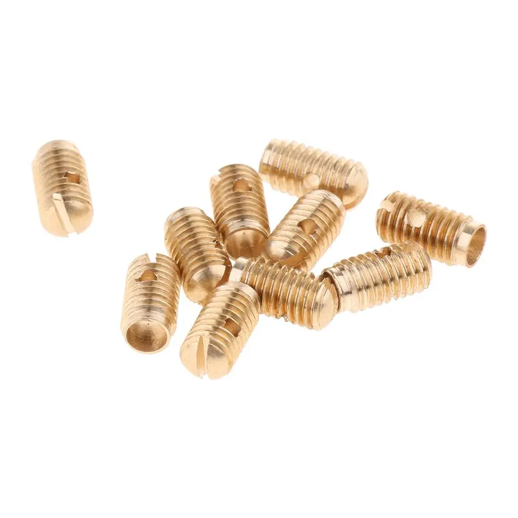 10pcs Alto Tenor Sax Adjustment Screws Copper for Woodwind Instrument Accessories