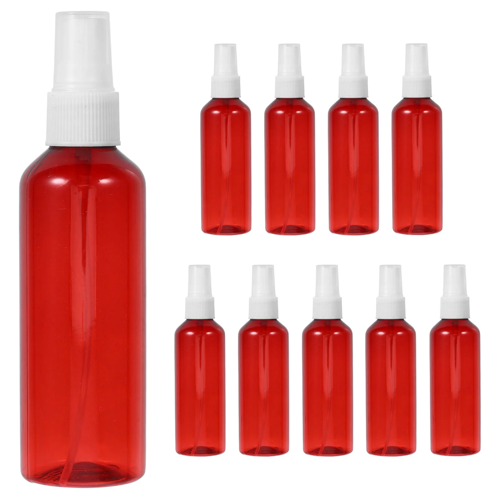 10 Pcs Spray Bottle Water Mister Perfume Travel Refillable Amber Mini Bottles Plastic The River Sprayer