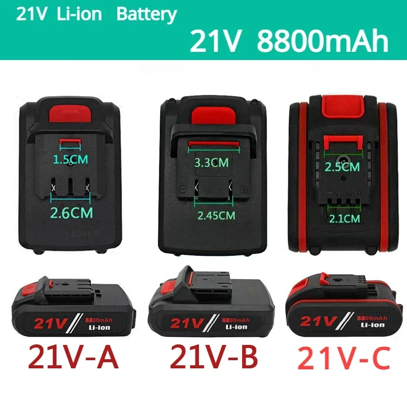 

New 21V 36v Battery 9.8Ah Electric drill tool rechargeable lithium battery electric screw driver electric drill Li-ion battery