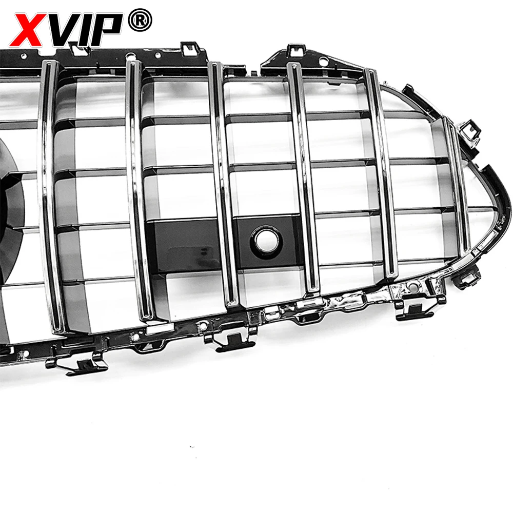 XVIP GTR نمط الجبهة العلوي مصبغة الشوايات الفضية لمرسيدس بنز CLS-Class C257 2019-2022 CLS350 CLS450 CLS53 AMG سباق الشوايات