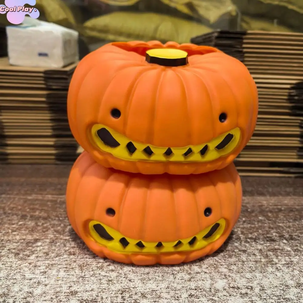 

Halloween Pumpkinn Tissue Box Model Toy Decorative Pumpkin Paper Storage Box Cartoon Gnash Pumpkin Ornament Decoration