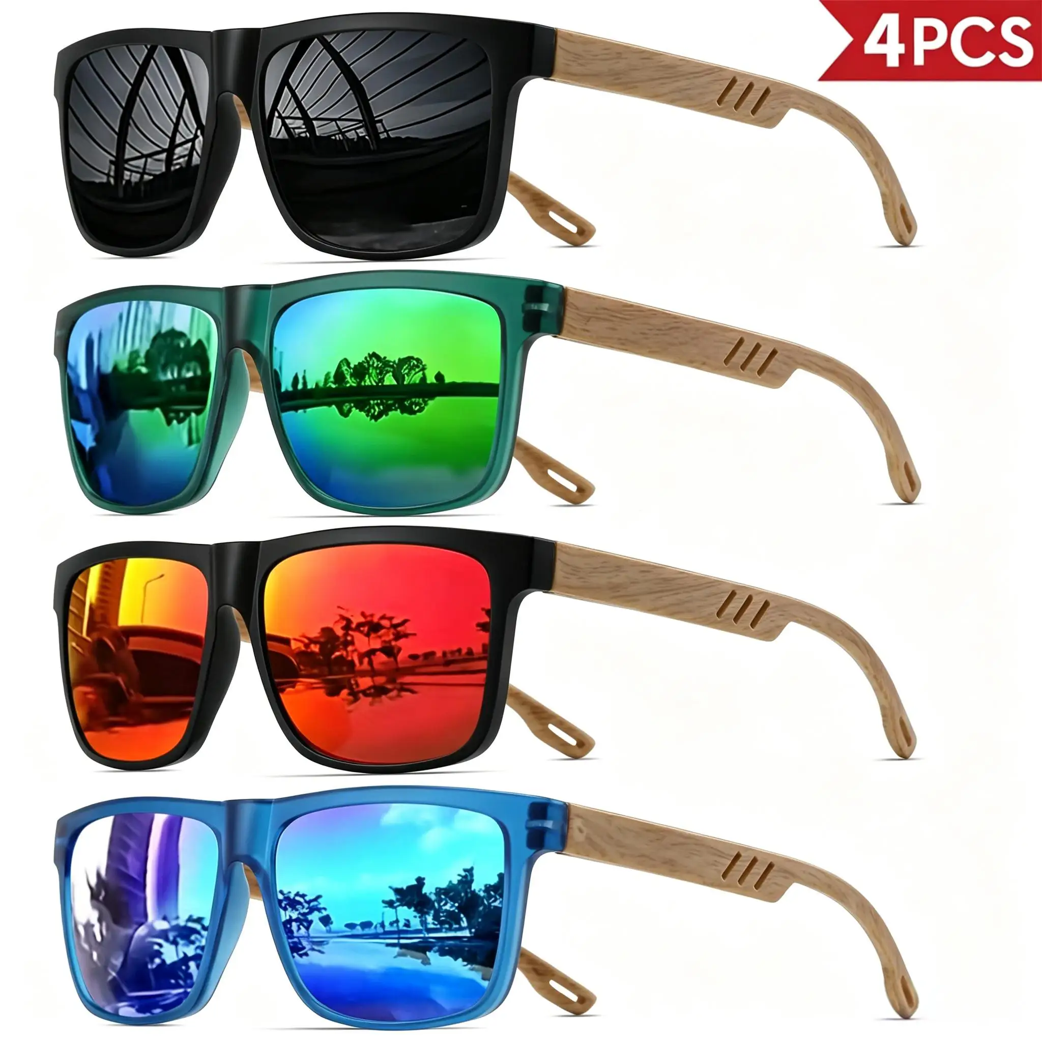 #35 Latest Wooden Frame Sunglasses Offers