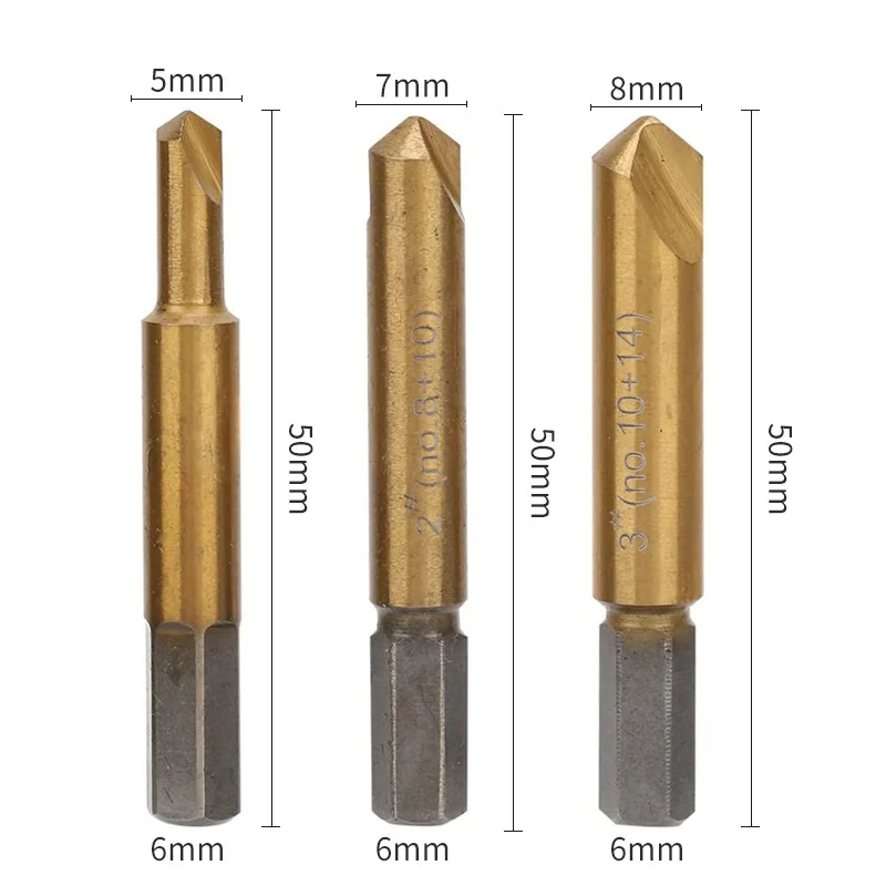 Estrattore di viti in acciaio ad alta velocità Realmote con vite in scatola di plastica Set di rimozione dei denti scorrevoli accessori per strumenti di manutenzione automatica